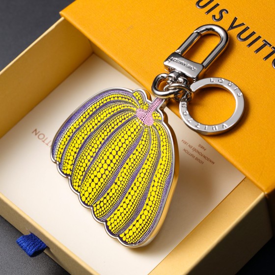 LOUIS VUITTON Kusama Yazuki Pumpkin Keychain Pendant
