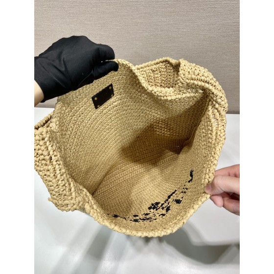 Prada Coconut Fiber Straddle Bag 🎉 1BG182 Large