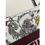 Dior M1296 Medium Romantic Flower Embroidery