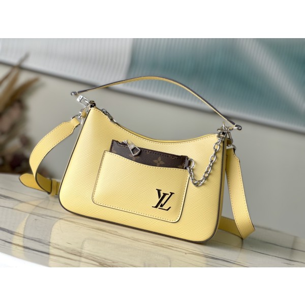 LOUIS VUITTON M22215 Chicken Yellow Marelle Handbag
