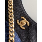 CHANEL 23p Denim Underarm Bag Hobo Bag