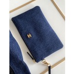 CHANEL 23p Denim Underarm Bag Hobo Bag