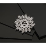 CHANEL High end Snowflake ❄️ Double C brooch