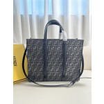 FENDI Tote handbag fabric with leather for carrying or shoulder carrying