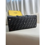FENDI Tote handbag fabric with leather for carrying or shoulder carrying
