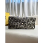 FENDI Tote handbag fabric with leather for carrying or shoulder carrying