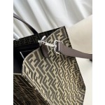 FENDI Tote handbag fabric with leather for carrying or shoulder carrying