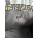 FENDI Tote handbag fabric with leather for carrying or shoulder carrying