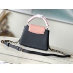 𝐋𝐎𝐔𝐈𝐒𝐕𝐔𝐈𝐓𝐓𝐎𝐍 M59459 Caramel colored Capsines mini handbag