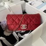 CHANEL cloth: 23A popular pearl method stick bag AS3791
