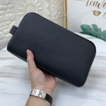 Prada-Stainless Steel Combination Lock Clutch