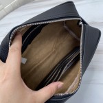 Prada-Stainless Steel Combination Lock Clutch