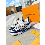 Louis Vuitton with four leaf clover pattern on the side of the shoe