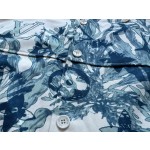 Louis Vuitton... blue water grass twill jacket jacket jacket