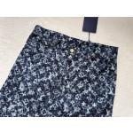 Louis Vuitton... blue camouflage floral denim pants