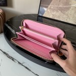 LOUIS VUITTON YK zipper wallet iconic pumpkin painting