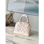 𝐋𝐎𝐔𝐈𝐒𝐕𝐔𝐈𝐓𝐓𝐎𝐍 M22878 meter white embroidered shell bag series