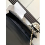 CHANEL 23a Black Gold Diamond Lion Phone Bag Model Number: 3426