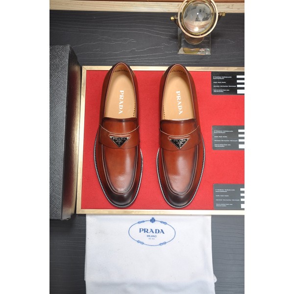 Prada's new genuine leather business suit shoes