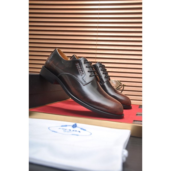Prada's new genuine leather business suit shoes