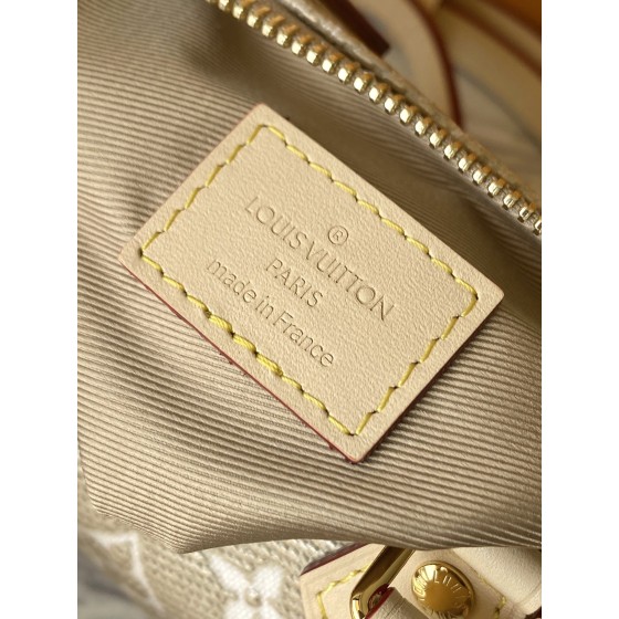 LOUIS VUITTON M82242 Gold This Nano Speedy Handbag