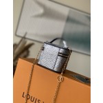 LOUIS VUITTON M82467 Blue This Micro Vanity Handbag
