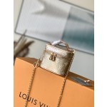 LOUIS VUITTON M82467 Gold This Micro Vanity Handbag