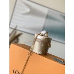 LOUIS VUITTON M82467 Gold This Micro Vanity Handbag