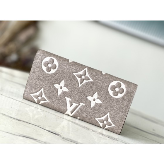 LOUIS VUITTON M82341 Grey Screen Cl é mence Wallet