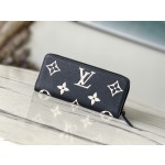LOUIS VUITTON M82338 Black Silk Screen Cl é mence Wallet