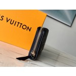 LOUIS VUITTON M82338 Black Silk Screen Cl é mence Wallet