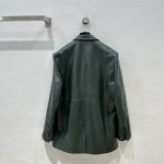 ACNE studio sheepskin retro suit