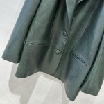 ACNE studio sheepskin retro suit