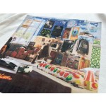 Louis Vuitton Bedroom Printed Round Neck Short Sleeve