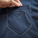 Prada Stretch Cotton Contrast Clear Stitch Sports Hooded Casual Set Top