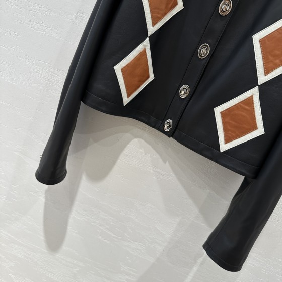 Louis Vuitton patchwork leather jacket