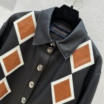 Louis Vuitton patchwork leather jacket