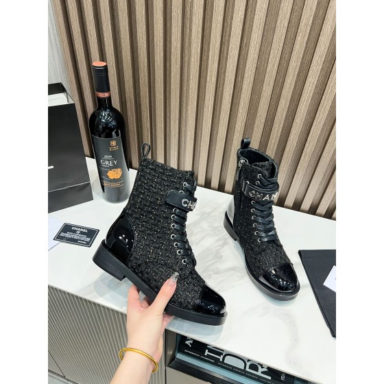 CHANEL Electrical Hardware Letter Boots
