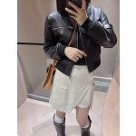 Herm è s baseball leather jacket