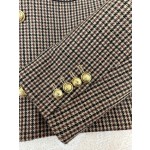 Celine - Casual breasted thousand bird checkered short jacket jacket jacket