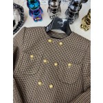 Celine - Casual breasted thousand bird checkered short jacket jacket jacket