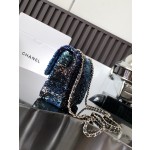 CHANEL MINI CF Sequin Dinner Bag Model Number: 4144
