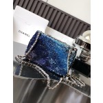 CHANEL MINI CF Sequin Dinner Bag Model Number: 4144