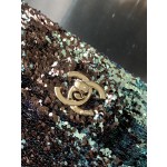 CHANEL MINI CF Sequin Dinner Bag Model Number: 4144