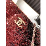 CHANEL MINI CF Sequin Dinner Bag Model Number: 4144