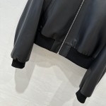 Herm è s baseball leather jacket