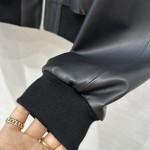 Herm è s baseball leather jacket