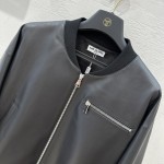 Herm è s baseball leather jacket