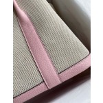 Garden part 30cm imported TC leather patchwork woven fabric