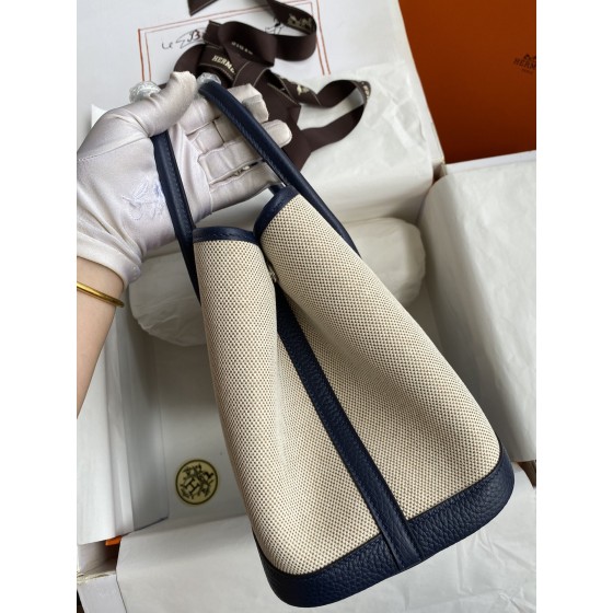 Garden part 30cm imported TC leather patchwork woven fabric